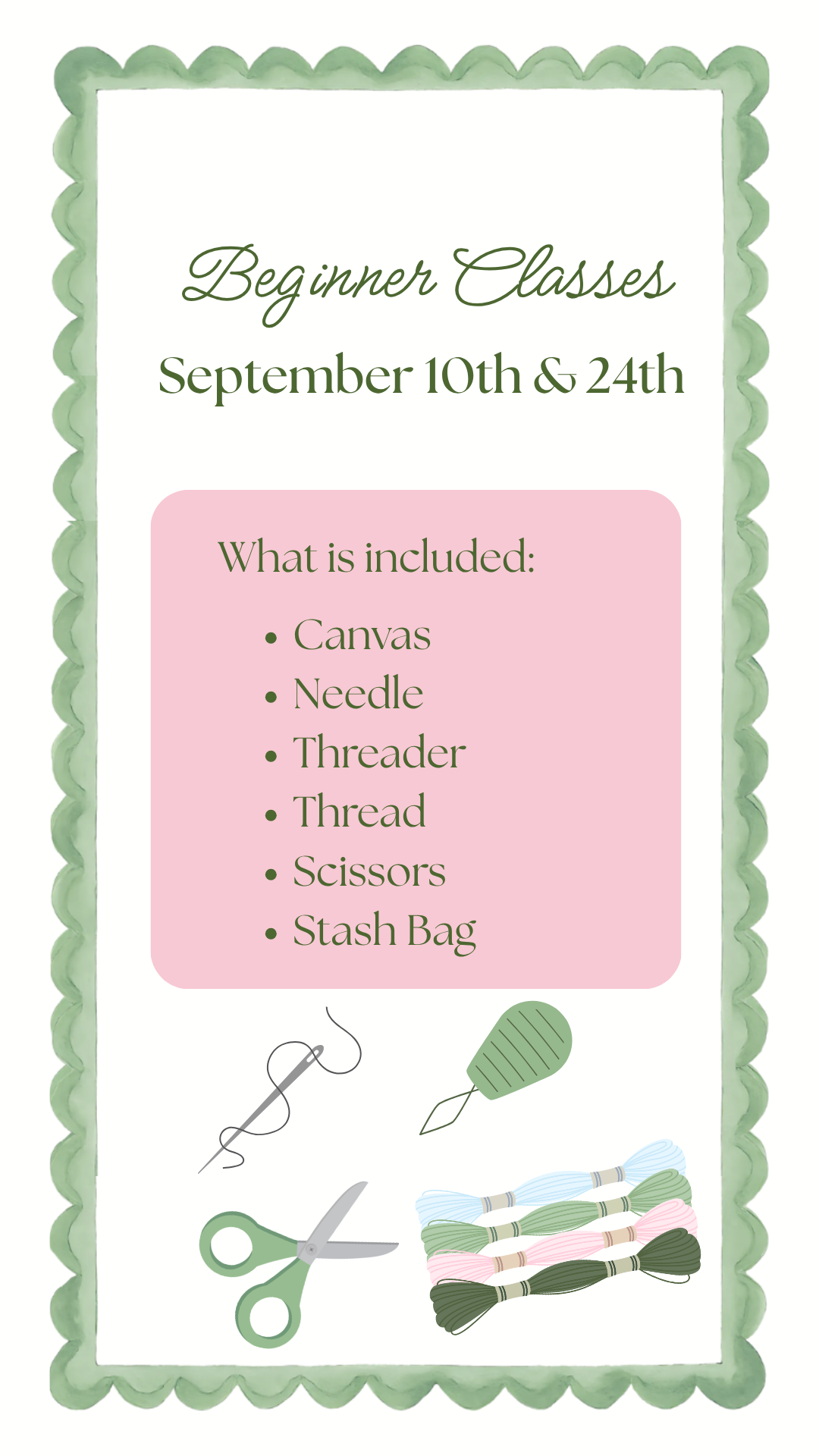 Beginner Class - Thursday, September 24 @ 6pm
